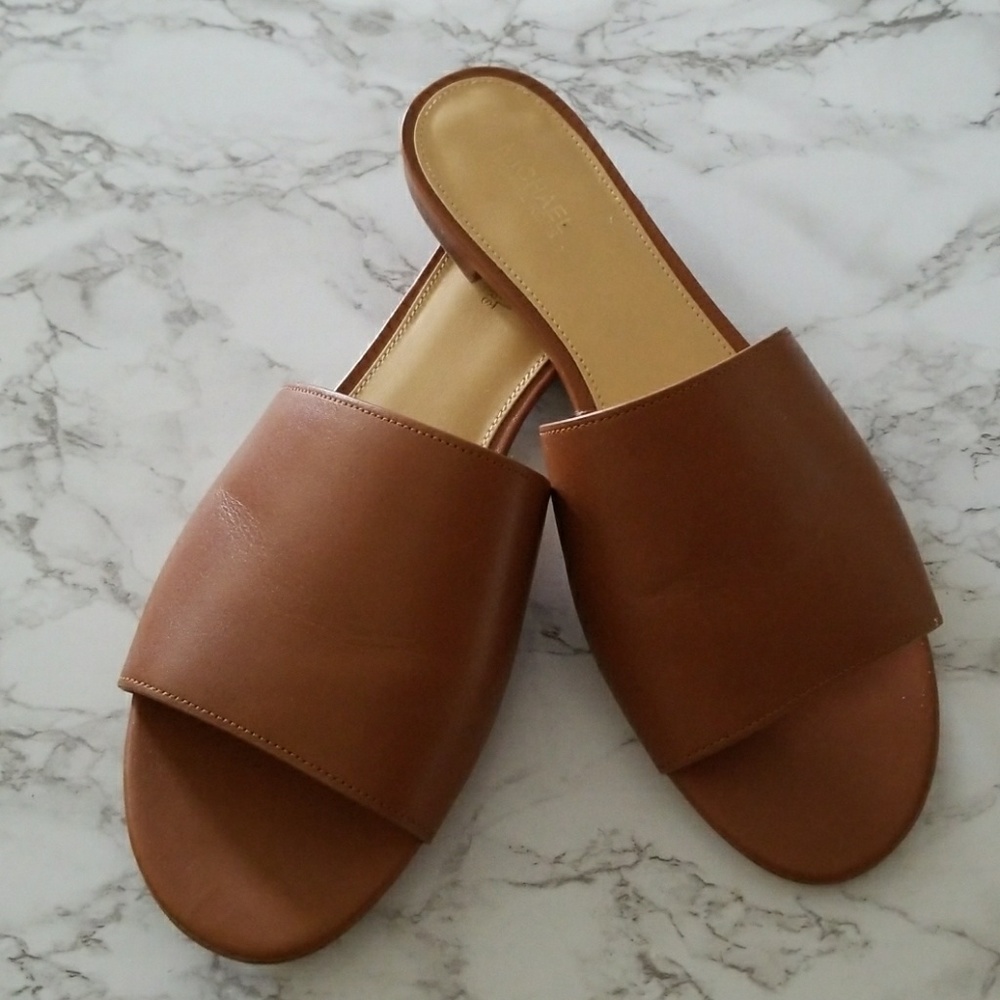 Michael Kors Leather Slide